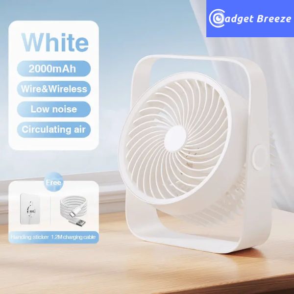 RTAKO D06 Desktop Dual-Layer Circulating Fan